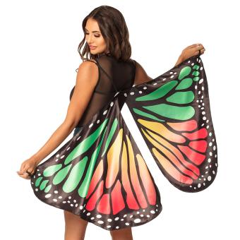 Flügel Schmetterling:83 x 130 cm, bunt 