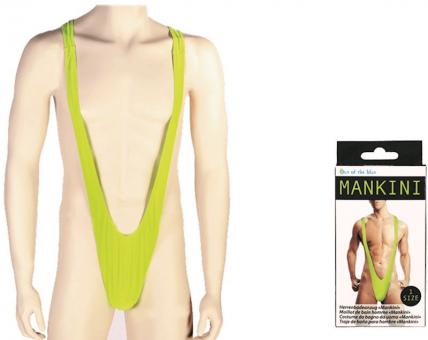 Mankini maillot de bain homme:vert 