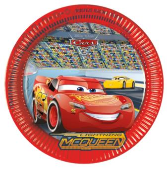 Cars Partyteller:FSC zertifiziert:23cm, mehrfarbig 
