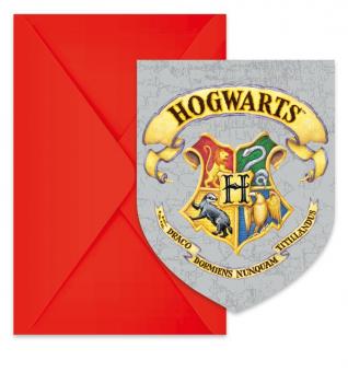 Harry Potter Invitation cards:FSC certified:6 Item 