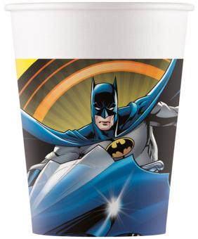Batman Paper cups: FSC certified:8 Item, 200ml, multicolored 