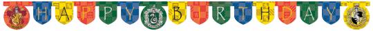 Harry Potter Hogwarts House Happy Birthday Girlande:FSC zertifiziert:mehrfarbig 