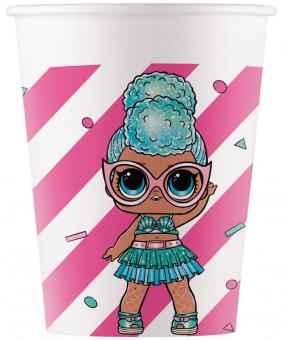 LOL Surprise Partybecher:FSC zertifiziert:8 Stück, 200ml, mehrfarbig 