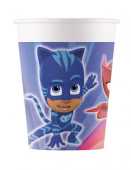 PJ Masks Partybecher:FSC zertifiziert:8 Stück, 200ml, mehrfarbig 