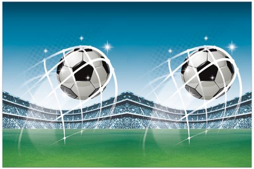 Football Nappe:120 x 180 cm, multicolore 