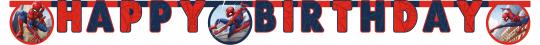 Spiderman Happy Birthday Girlande:FSC zertifiziert:2 m 