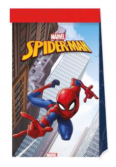 Spiderman Sacs cadeaux, papier FSC:4 pièce 