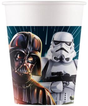 Star Wars Partybecher:8 Stück, 200ml, mehrfarbig 