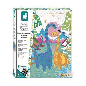 JANOD: Peinture au numero dinosaures 