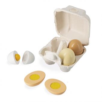 JANOD: Set of wooden eggs 