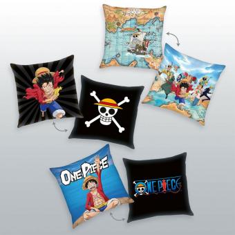 One Piece Kissen 3er-Pack: Characters:40 x 40 cm 