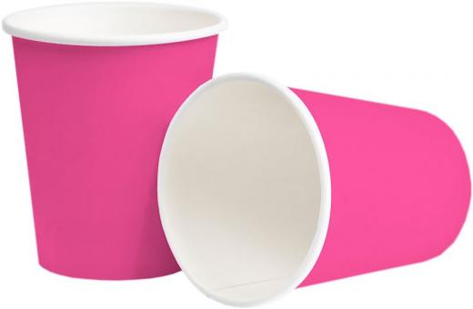 Party Trinkbecher, Karton:10 Stück, 2.5 dl, pink 