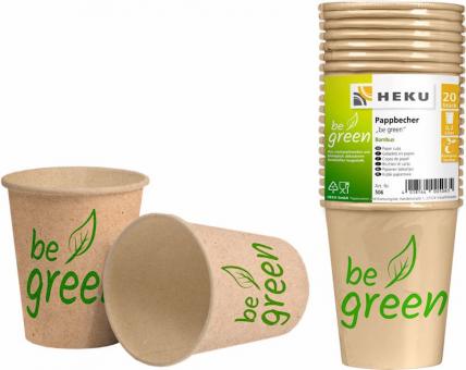 Gobelets be green pour pour boissons froides:20 pièce, 2.1 dl, natur 