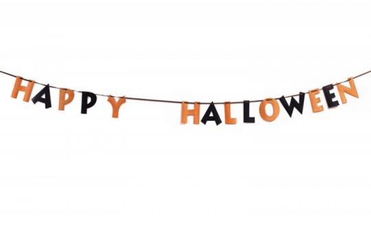 Happy Halloween  paillettes:365 cm 