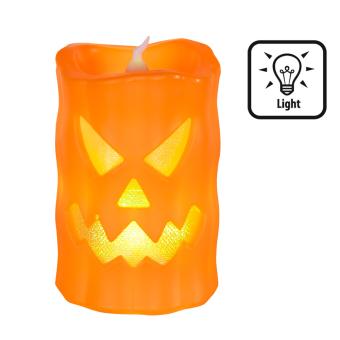 LED candle Pumpkin:10 x 6 cm 