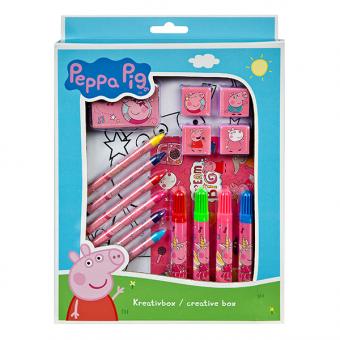 Peppa Pig Kreativbox, zum Ausmalen und Stempeln 