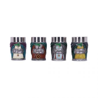 Lord of the Rings Shotglass 4-Pack: Hobbits 
