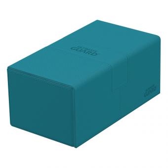 Ultimate Guard: Twin Flip`n`Tray 200+ XenoSkin Monocolor Petrolblau 
