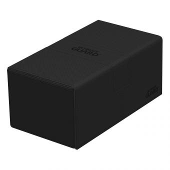 Ultimate Guard: Twin Flip`n`Tray 200+ XenoSkin Monocolor Schwarz 