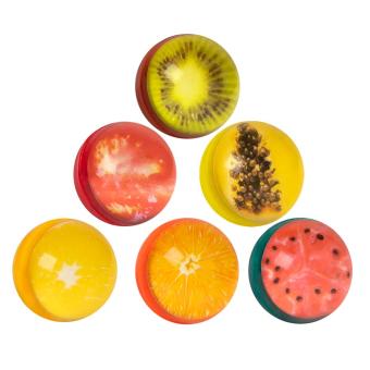 Bouncing balls Fruits:6 Item, 3 cm 