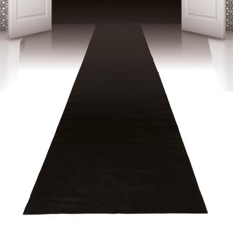 Party Carpet (non-woven fabric):450 x 60 cm, black 