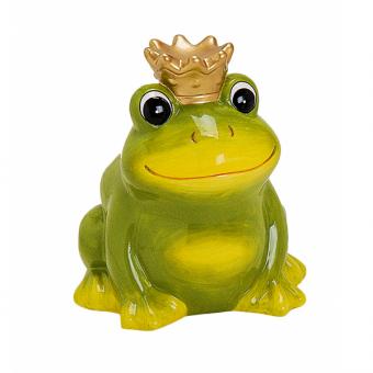 Money box Frog King:12 cm 