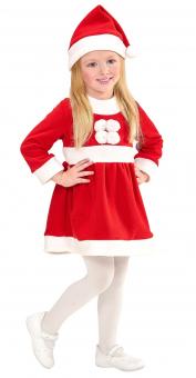 Santa girl costume:white 