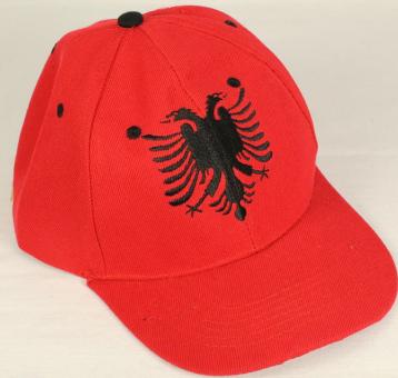Albanien Baseball Cap:rouge 