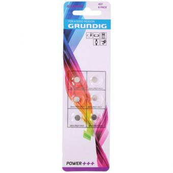 Knopfbatterie AG1:6 Stück, silber 