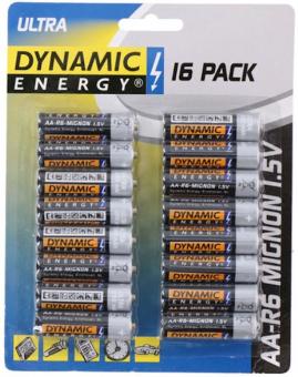 Batterien ENERGY R6 AA:16 Stück 