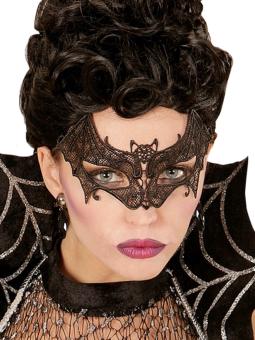 Masque pour les yeux de chauve-souris en dentelle:noir 