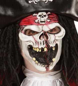 Half mask pirate:white 