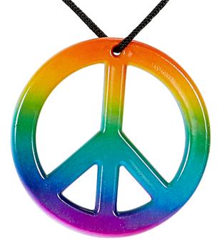 Hippie necklace Peace 
