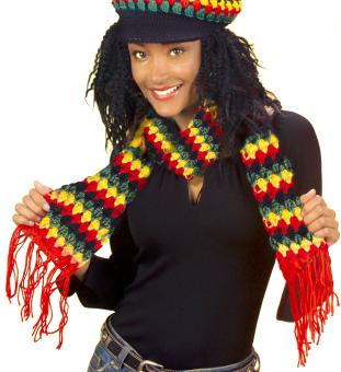 Reggae Rasta Scarf:colorful 
