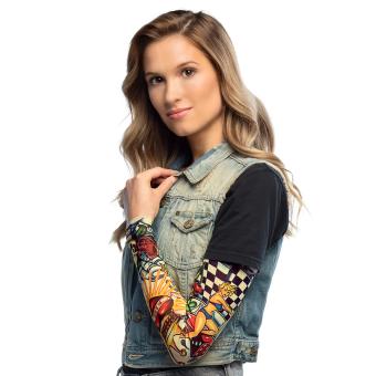 Tattoo Ärmel Gambler: 1 Ärmel:bunt