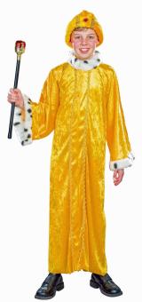 Kinder Königsmantel:gelb 