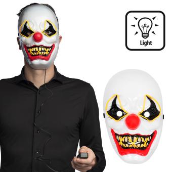 LED-maske Killer clown 