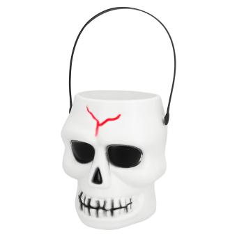 Seau Tête de mort:16 x 13 cm 