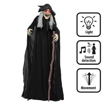 Standing decoration Furious witch 