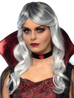 Perruque Vampiresse:gris 