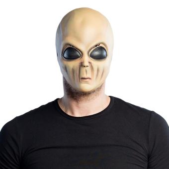 Latex head mask Wrinkly alien 