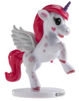 Einhorn Tortenfigur : Kuchendekoration nicht Essbar:9 cm, mehrfarbig 