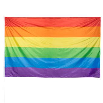 Fahne Regenbogen XXL:200 x 300 cm, bunt 