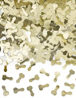 Confetti Penises:30 g, or/gold 