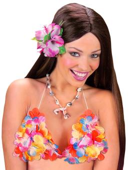 Bra with flowers:colorful 