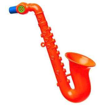Saxophone chantant:28 cm, orange 