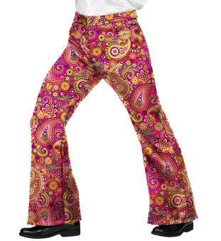 70er Jahre Paisley Herrenhosen:bunt 