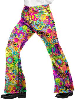 Hippie Peace Herrenhosen:bunt 