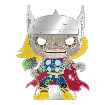 Marvel Zombie Loungefly POP! Pin Ansteck-Pin Thor :Glow-in-the-Dark:10 cm 