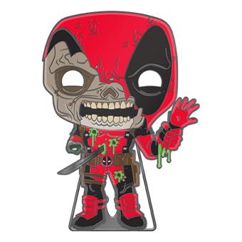 Marvel Zombie Loungefly POP! Pin Ansteck-Pin Deadpool :Glow-in-the-Dark:10 cm 
